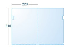 落ちないクリアファイルA4サイズ詳細