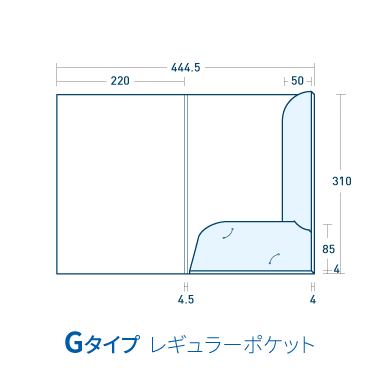 Gタイプ/マットコート258kg(PP加工・ツヤ無)