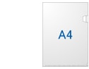 落ちないクリアファイルA4