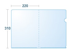 ダブルポケットファイル(大)ルA4サイズ詳細