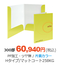 Hタイプ両側ポケット/マットコート258KG